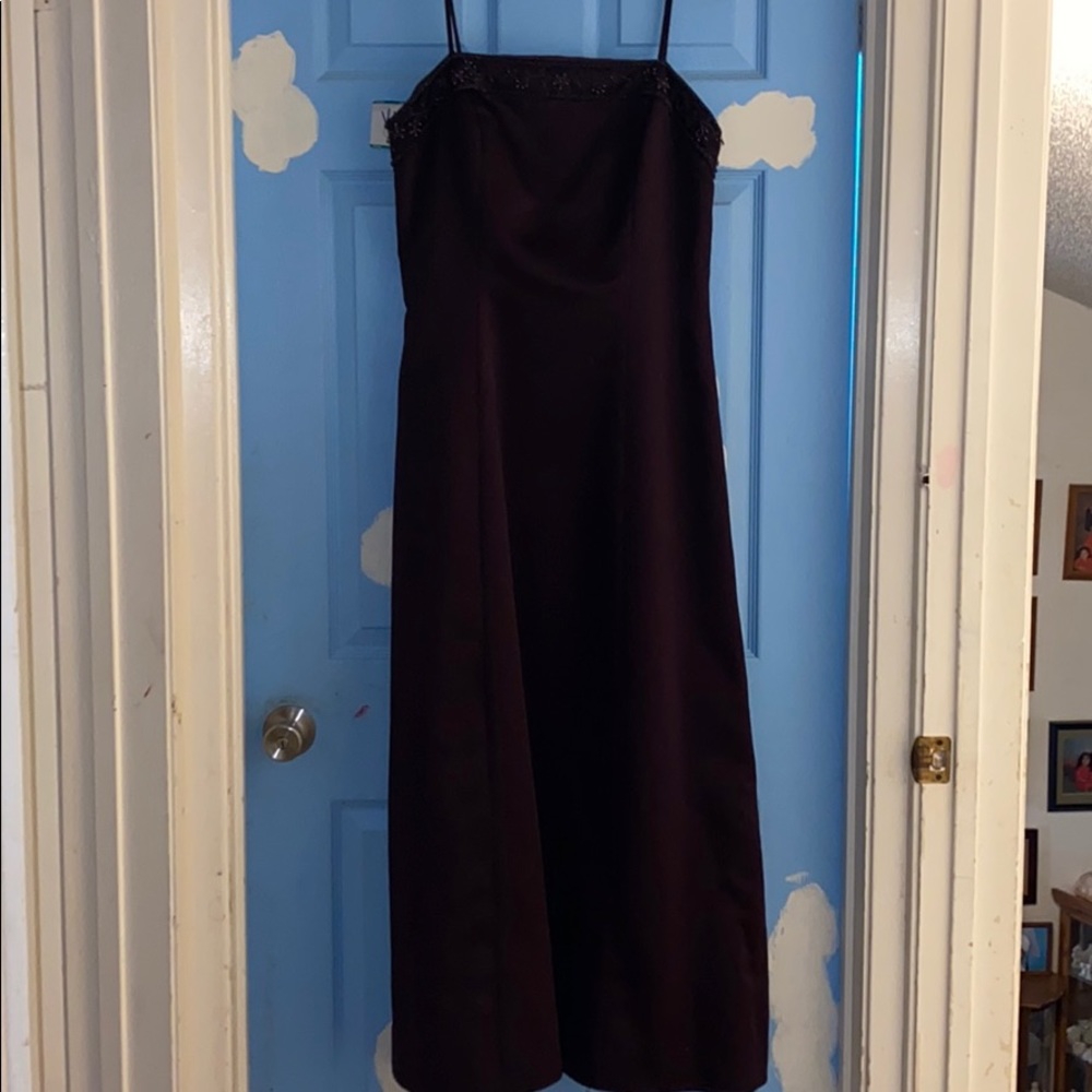 Purple formal dress